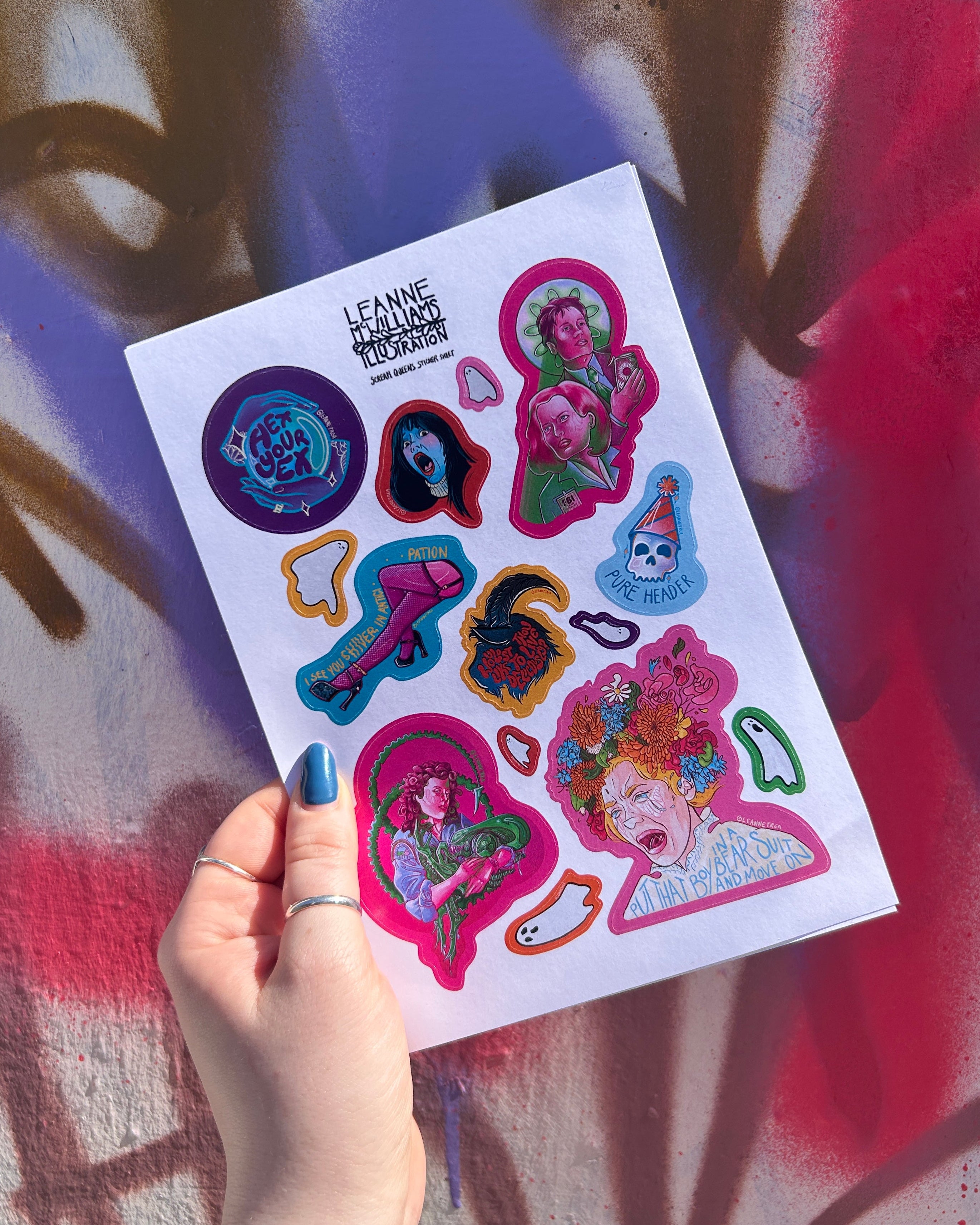 SCREAM QUEENS | STICKER SHEET