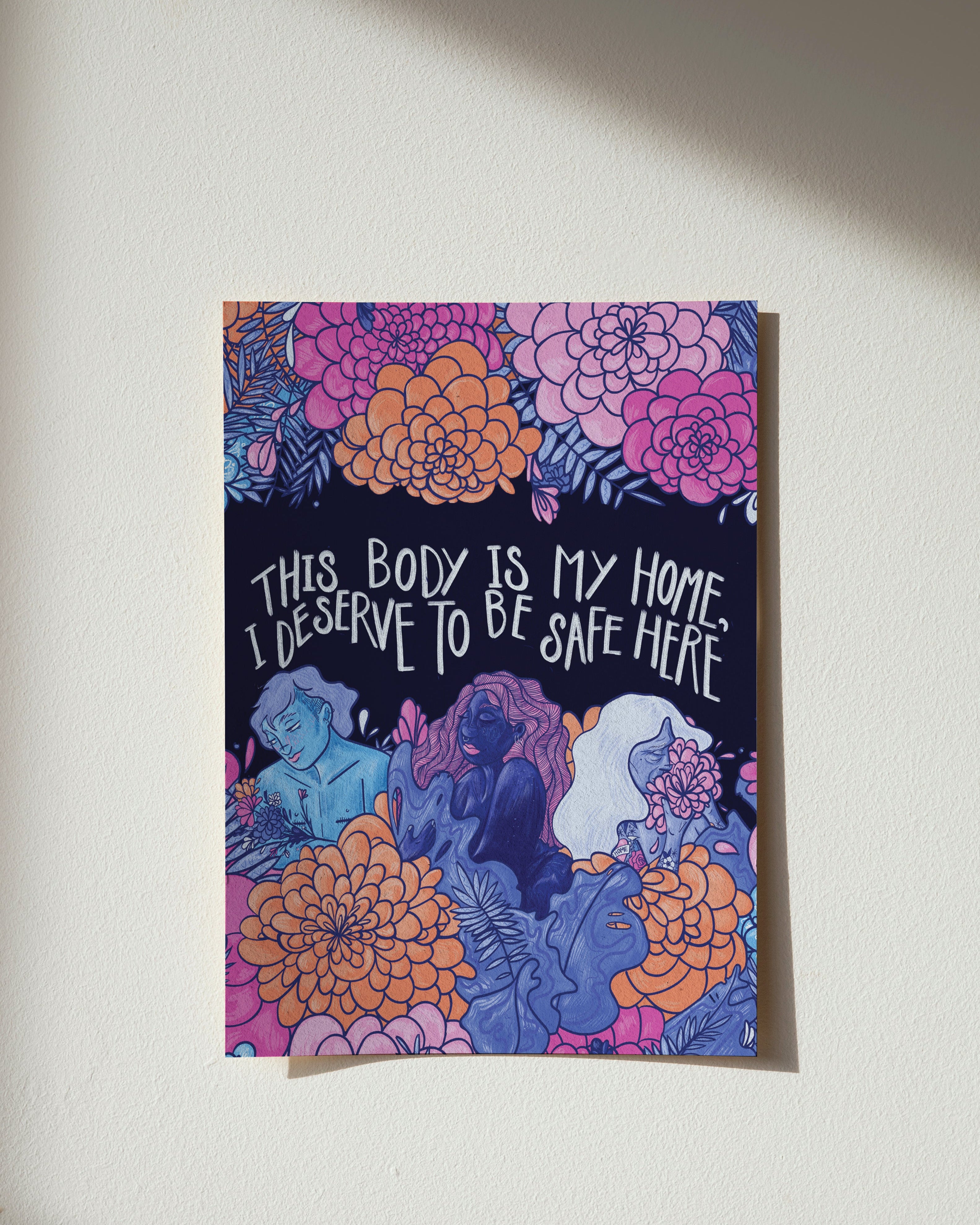 SAFE HERE | A5 PRINT