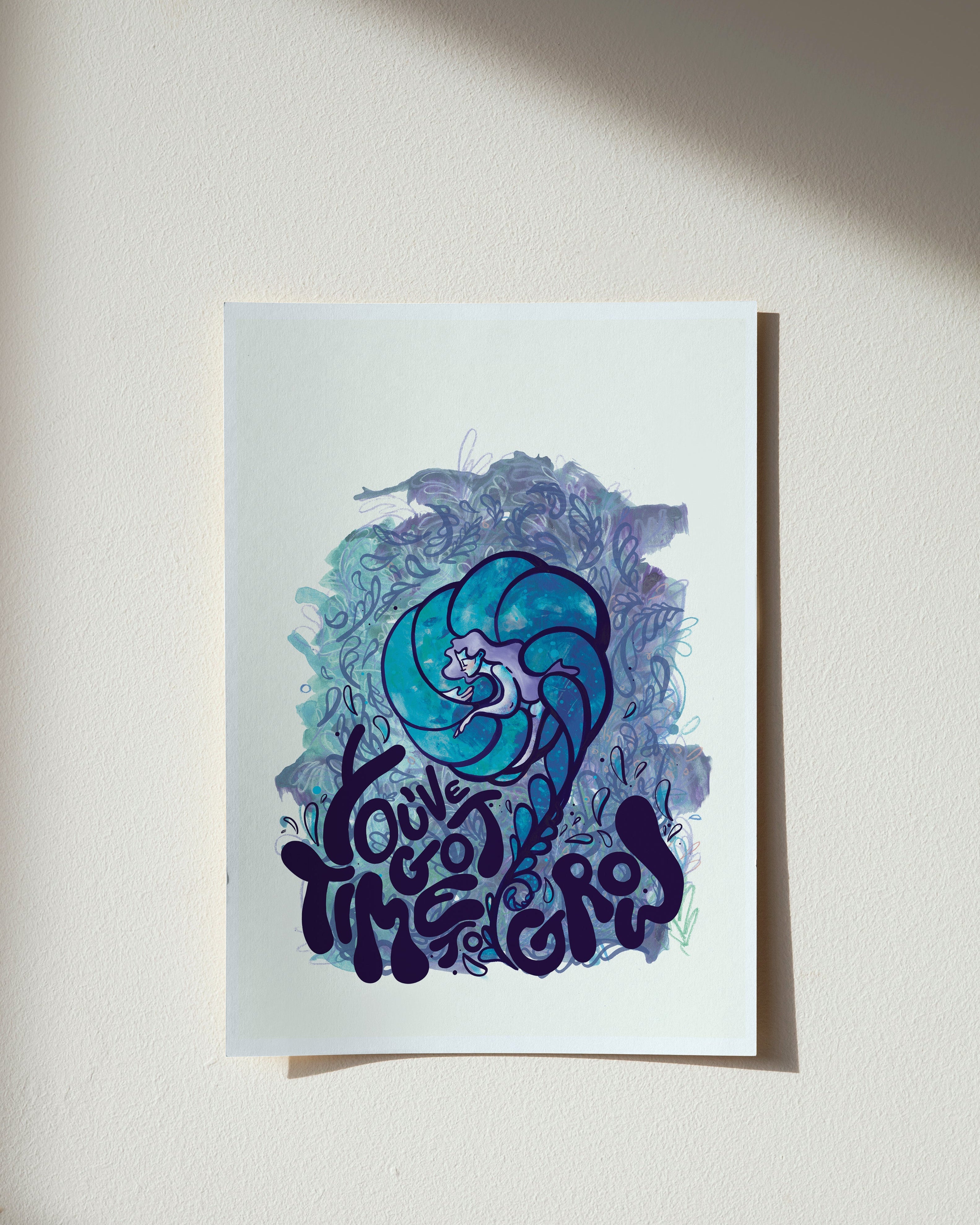 TIME TO GROW | A5 PRINT