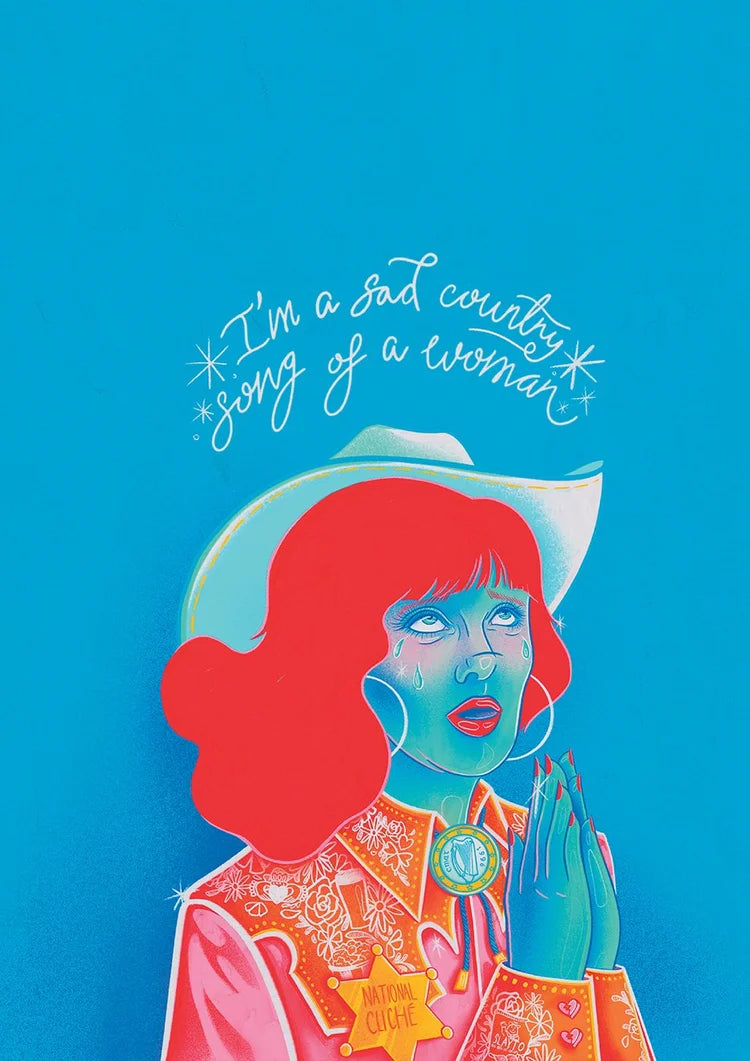 A SAD COUNTRY CMAT | print | illustration | 2025