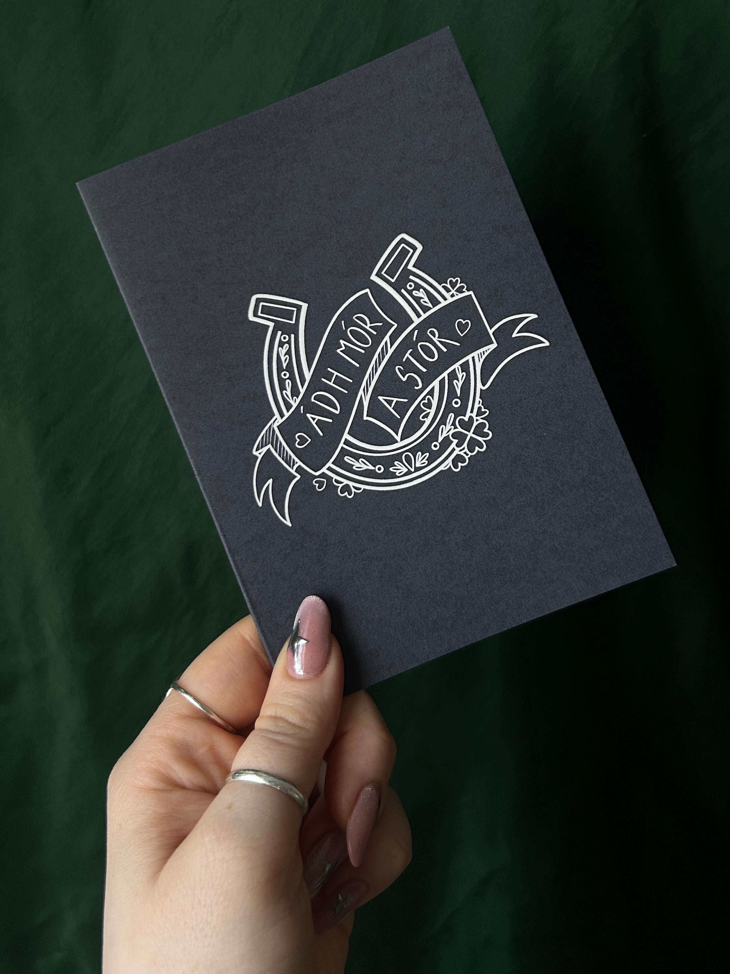 ÁDH MÓR A STÓR | GOOD LUCK DARLING | GREETINGS CARD